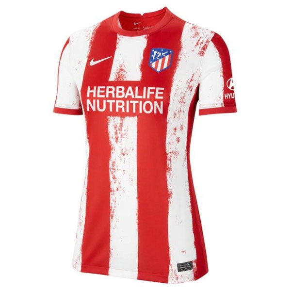 Heimtrikot Atlético Madrid Damen 2021-2022 Günstige Fußballtrikots